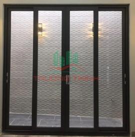 Cửa Đi Mở Trượt 4 Cánh Nhôm Xingfa Hệ 93