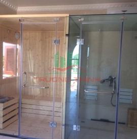THI CÔNG CABIN TẮM KÍNH CƯỜNG LỰC GIÁ RẺ CHO PHÒNG XÔNG HƠI, MASSAGE