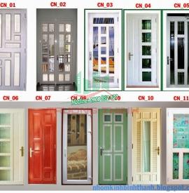 Mẫu cửa nhôm kính đẹp nhất 