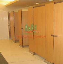 Vách ngăn vệ sinh MFC màu vàng