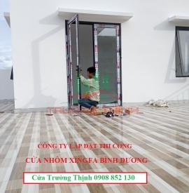 THI CÔNG LẮP ĐẶT CỬA NHÔM XINGFA CAO CẤP KHU VỰC BÌNH DƯƠNG